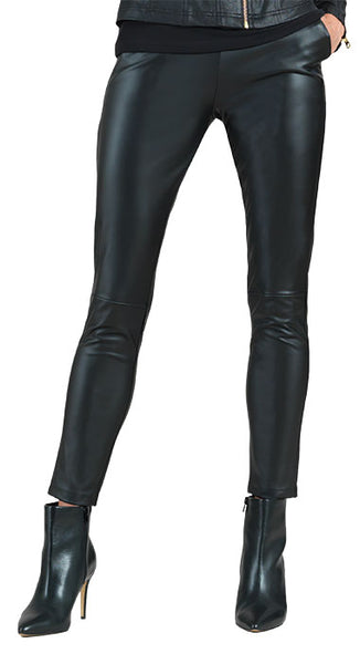 Liquid Leather™ Sheen Skinny Pocket Pant - Black