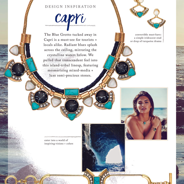 Capri Convertible Statement Necklace
