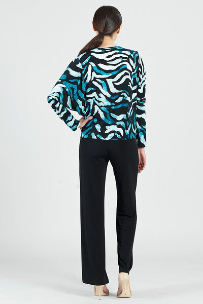 Dolman Sleeve Top - Geo Zebra