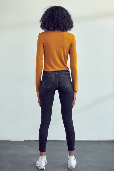 Leo High Rise Ankle Skinny Jeans