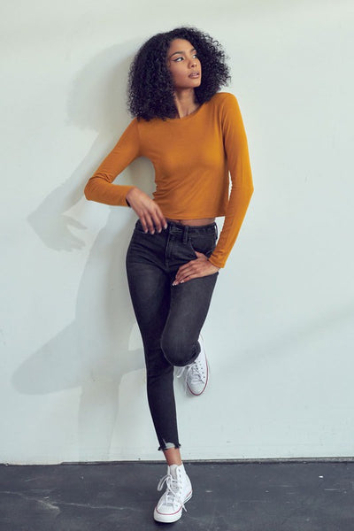 Leo High Rise Ankle Skinny Jeans