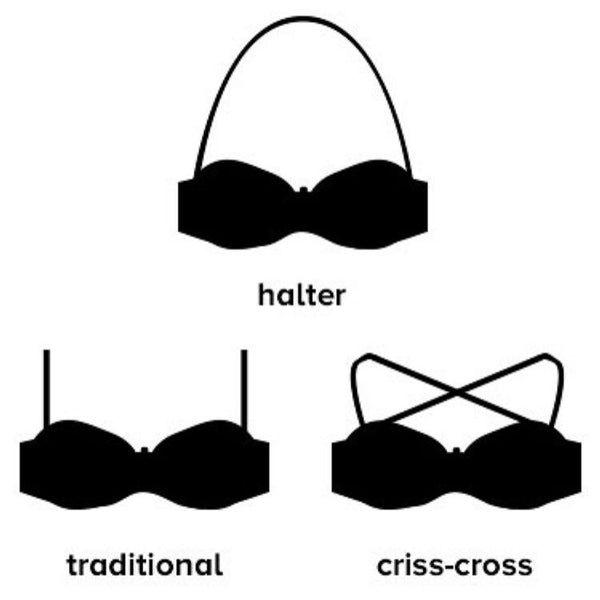 Black Basic Bra w/ Crystals