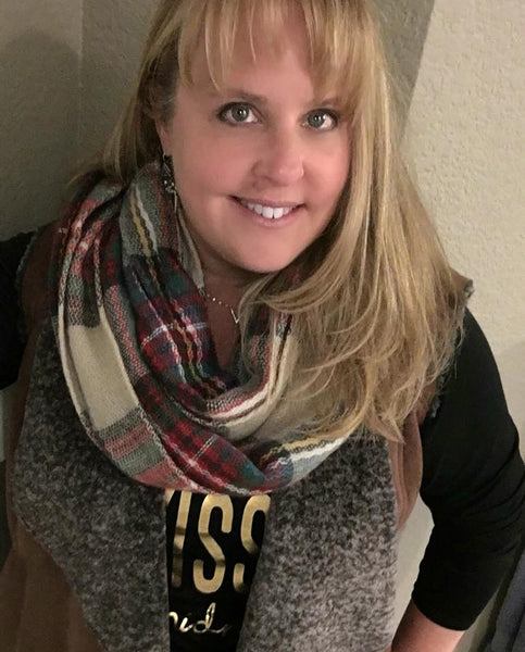 Plaid Winter Warm Infinity Scarves (Variety of styles)