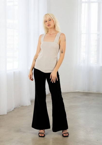 Bamboo Micro Rib Sleeveless Tank Top