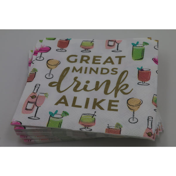 Cocktail Napkins; Great Minds-20ct