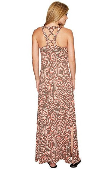 Toad&Co Montauket Long Dress - FALCON BROWN BRUSH