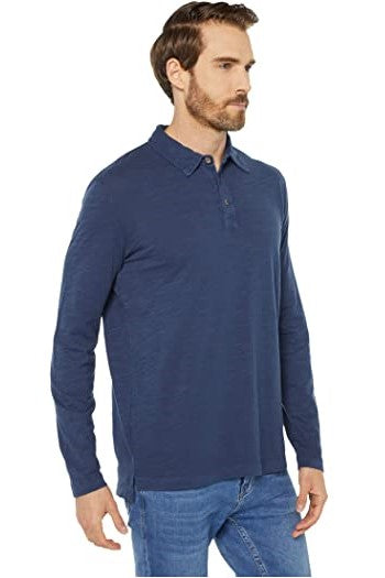 Salt Point Long Sleeve Slub Jersey Polo