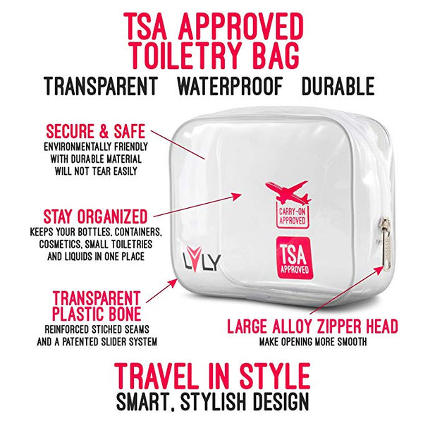 TSA Approved Toiletry Bag