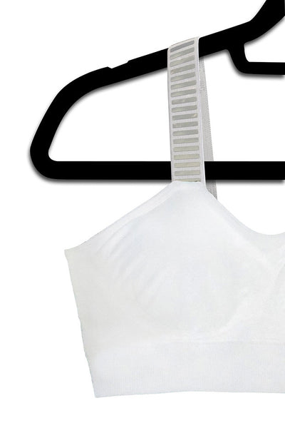 White Basic Bra w/ Silver