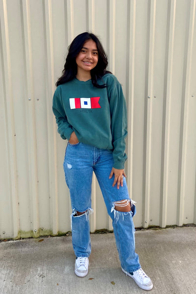 Comfort Colors HSB Nautical Flags Sweatshirt