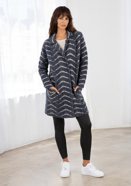 Lafayette Fuzzy Coatigan