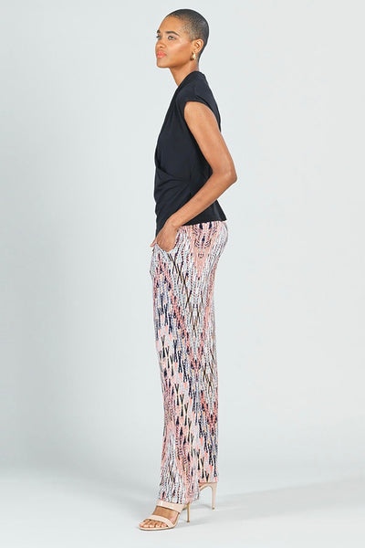 Crossover Faux Wrap Top - Black