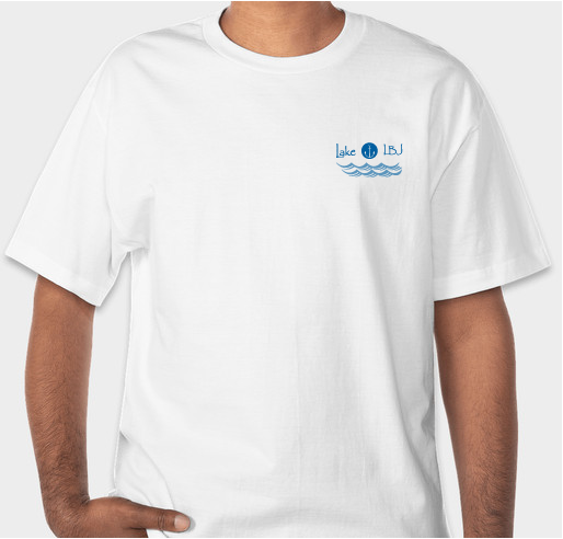 Hanes Beefy T‑shirt - Up & Down The Lake (White)