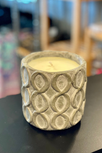 GRAY STONE CANDLE - Sugared Citrus