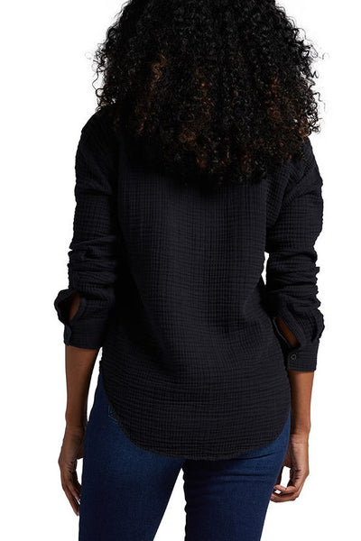 TEXTURED LONG SLEEVE SHIRT