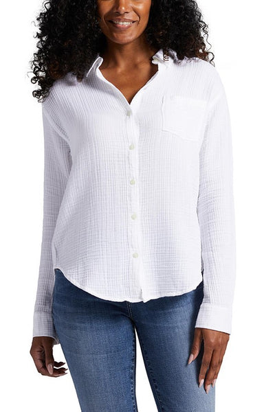 TEXTURED LONG SLEEVE SHIRT