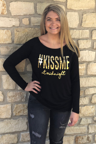 KISS ME - Wide Neck