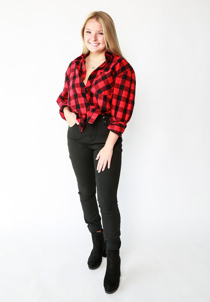 ESSENTIAL FLANNEL BUTTONDOWN