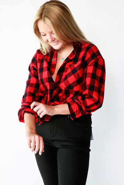 ESSENTIAL FLANNEL BUTTONDOWN