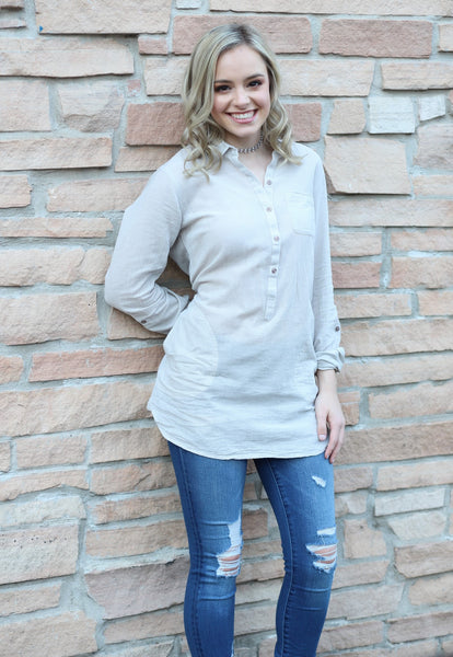 Toad&Co Airbrush Tunic - Cocoa