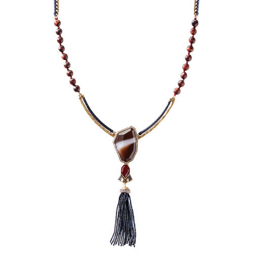 Chloe + Isabel Rebel Long Tassel Pendant Necklace