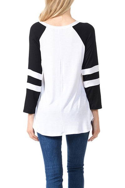 BASEBALL YA'LL - Contrast Sleeve