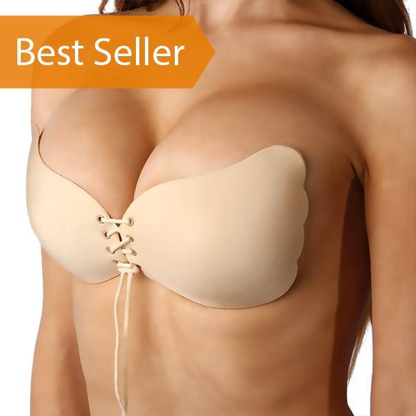 Wing Style Push Up Bra (Nude)