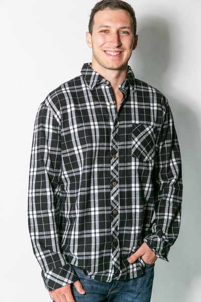 ESSENTIAL FLANNEL BUTTONDOWN