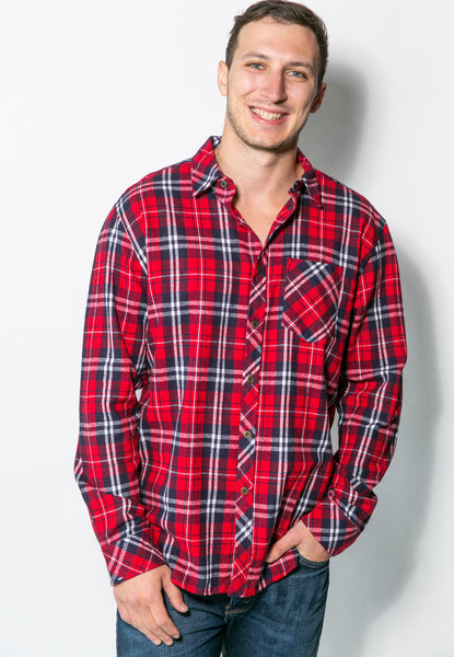 ESSENTIAL FLANNEL BUTTONDOWN