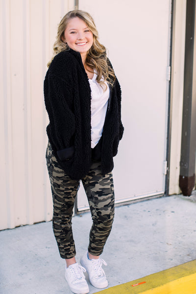 FULL ZIP SHERPA JACKET