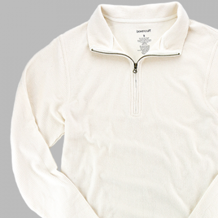 ADULT RALLY CORDUROY QUARTER ZIP PULLOVER