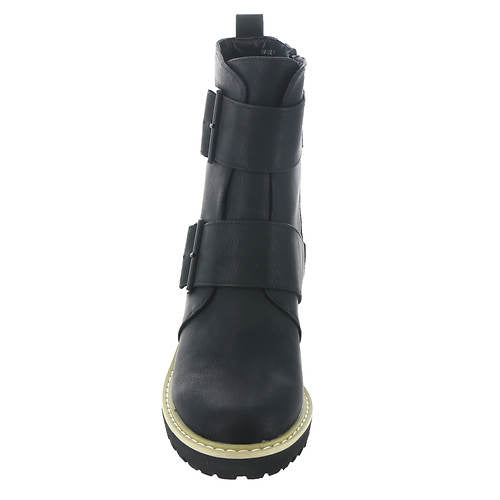 Woke Lug Sole Wedge Bootie