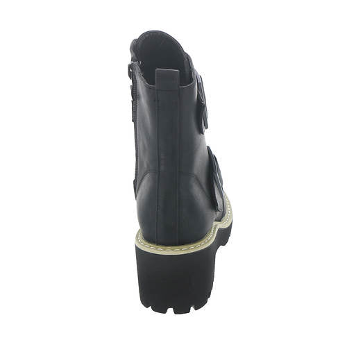 Woke Lug Sole Wedge Bootie