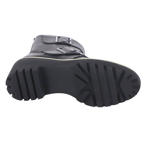 Woke Lug Sole Wedge Bootie