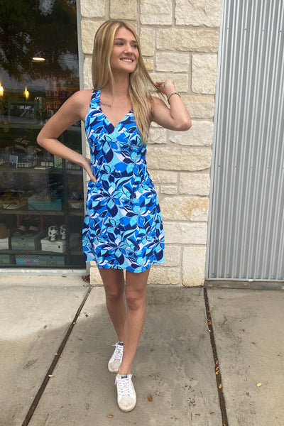 Chesapeake Dress UPF50- Sea Petals