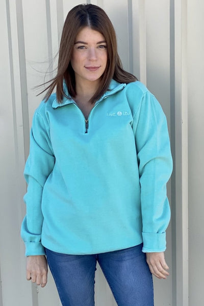 Comfort Colors LAKE LBJ 3/4 Zip Sweatshirt