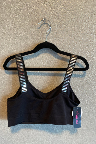 Black Basic Bra w/ Silver