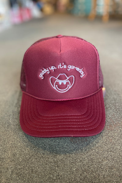 Gameday Trucker Hat - Maroon