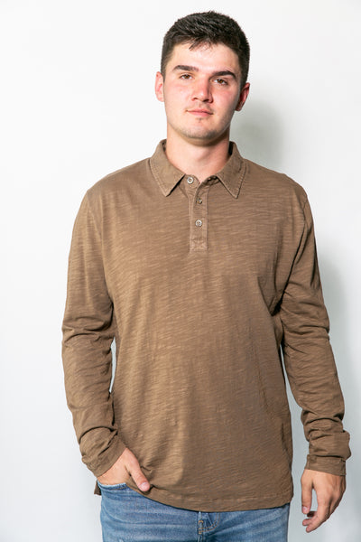 Salt Point Long Sleeve Slub Jersey Polo