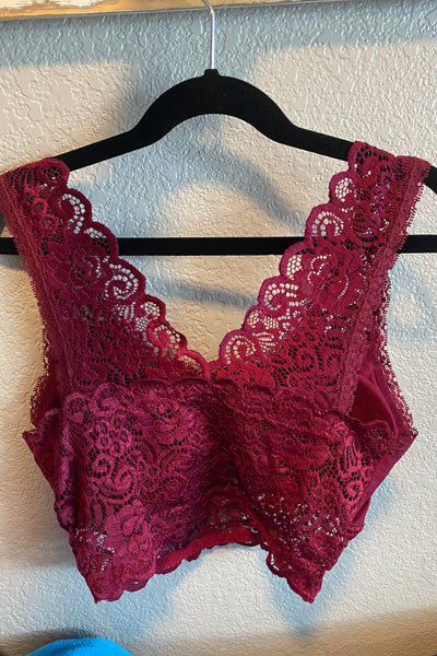 Padded Lace Bralette