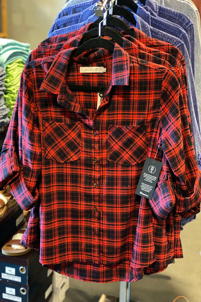 Billy T Classic Plaid Shirt