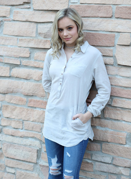 Toad&Co Airbrush Tunic - Cocoa