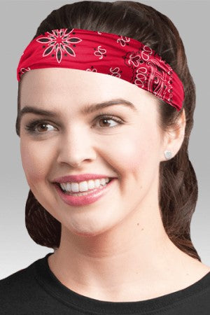 ADULT COMFORT BUFF  - RED BANDANNA