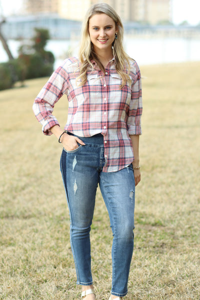 Toad&Co Airbrush Long Sleeve Deco Shirt