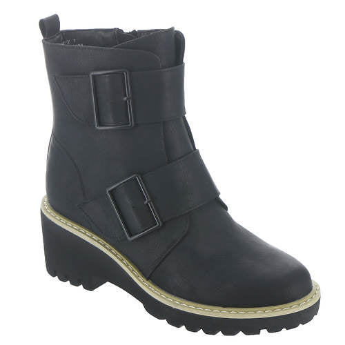 Woke Lug Sole Wedge Bootie