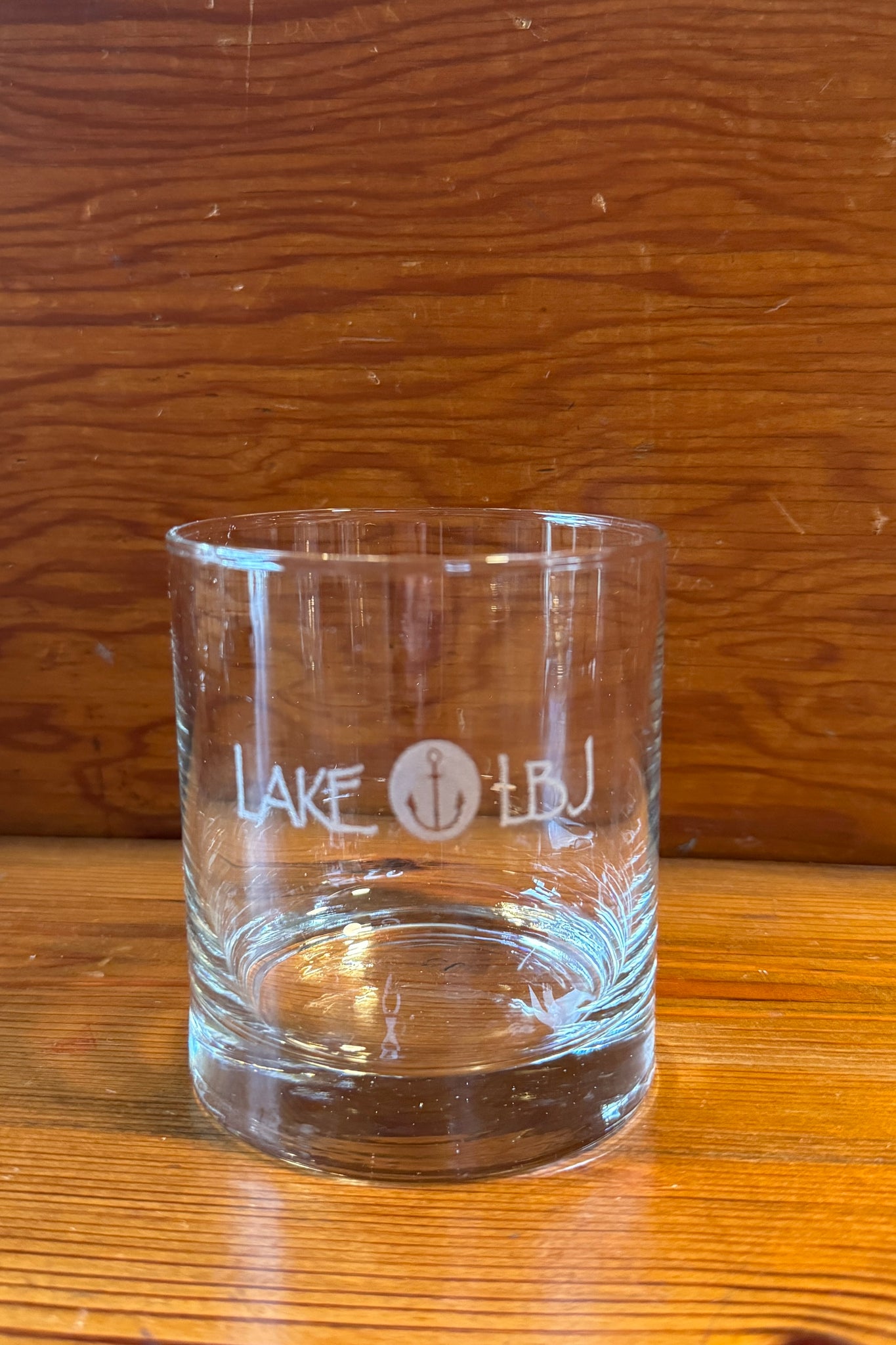 Etched Stemless Cocktail Glass - LAKELBJ