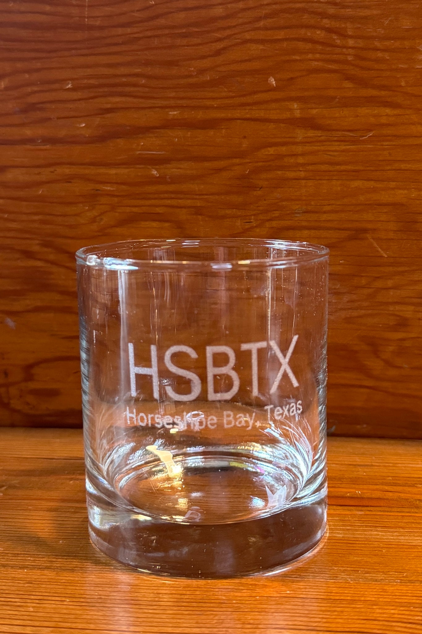 Etched Stemless Cocktail Glass - HSBTX 2023