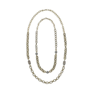 Chloe+Isabel Trésors Chain+ Pavé Necklace Set