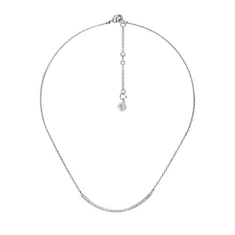 Chloe and Isabel Pavé Curved Bar Necklace