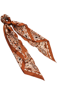 Texas Scrunchie with silk scarf